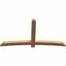 Ekena Millwork Bellingham Timber Gable Bracket, Western Red Cedar, 84"W x 45"H x 3 1/2"D x 5 1/2"F, 13/12 Pitch GBW084X45X0406BEL00SWR - alternate 2